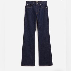 NEW $148 The Petite Vintage Flare Jean in Rinse Wash + Rigid - size 25 petite.
